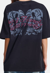 Brave Hearts Stay True Washed Relaxed T-Shirt