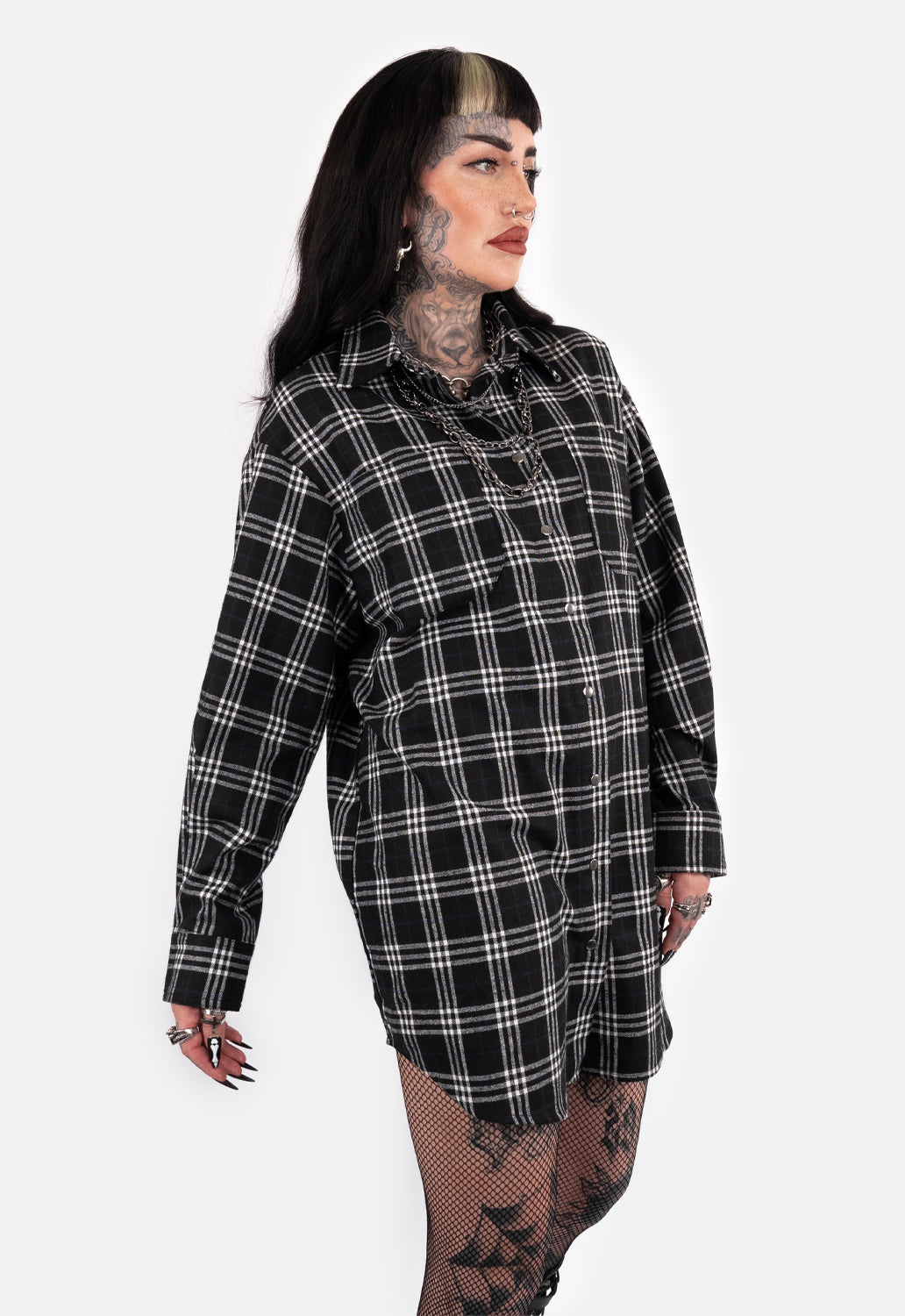 【正規品】Checked Shirt Mini Dress Checked Shirt Mini Dress | Apricot Clothing
