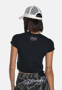 Vintage Burning Cross Baby Tee