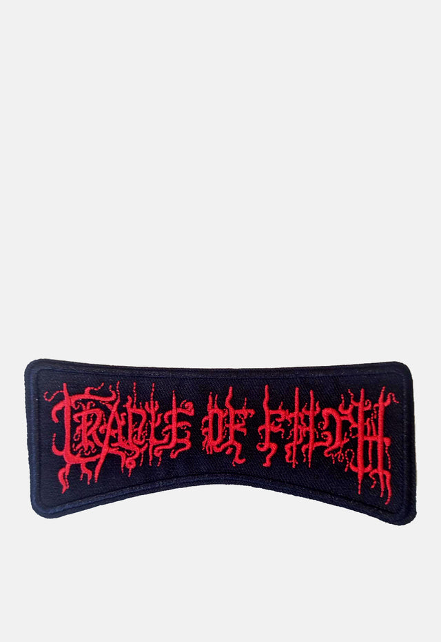 Black Metal Logo Patch