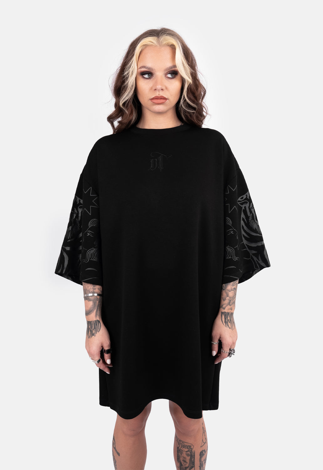 Cassandra Print Tee Mini Dress