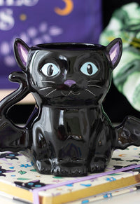Cute & Creepy Bat Cat Mug