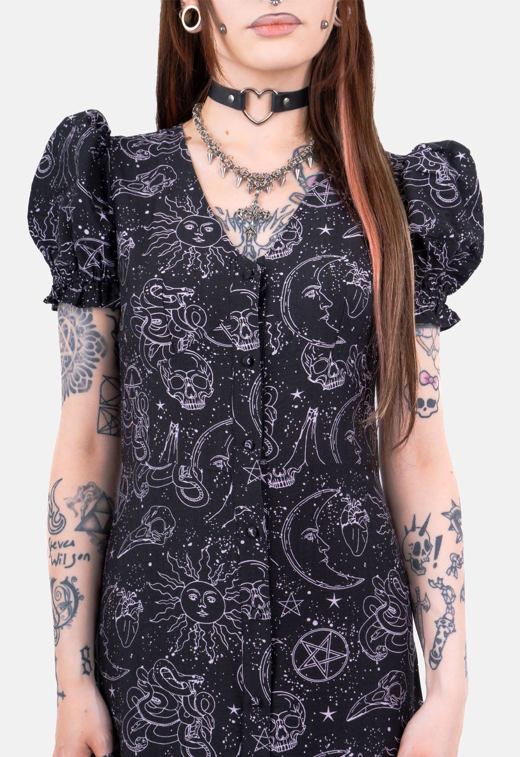 Celeste Puff Sleeve Maxi Dress