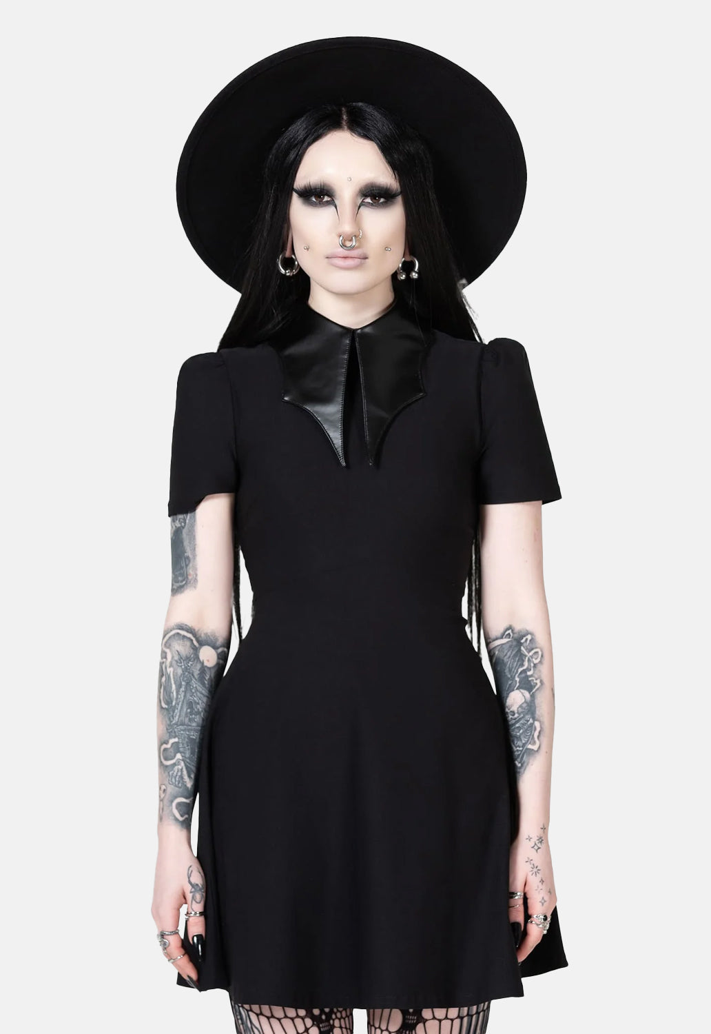 Chapel Collar Dress