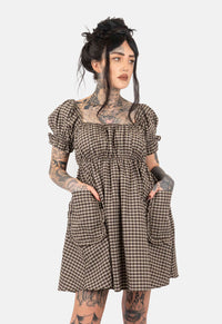 Clover Check Mini Dress
