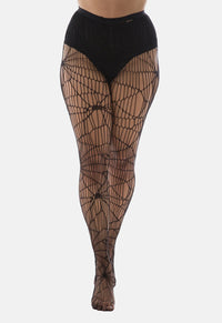 Cobweb Pattern Tights