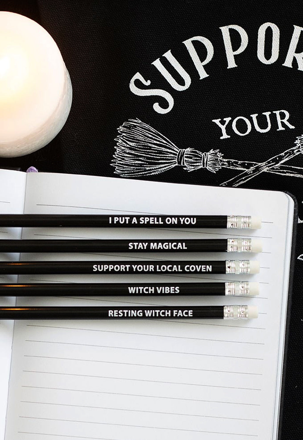 Coven Club Witch Pencils 5 Pack