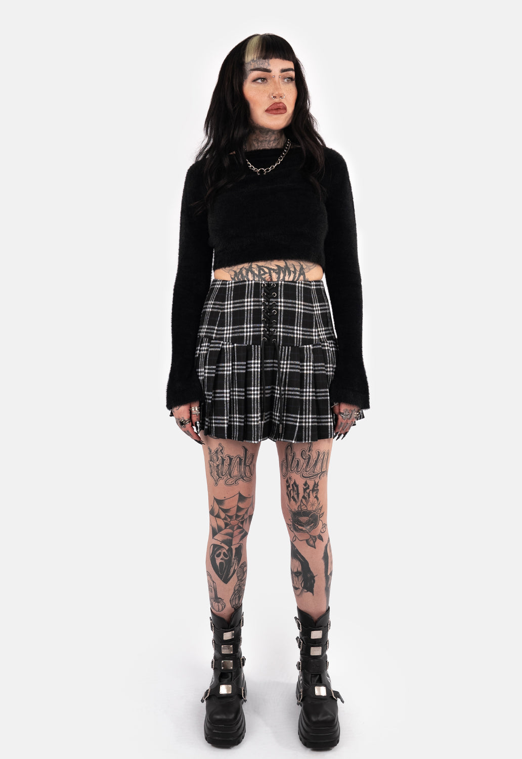 Damita Lace Up Knit