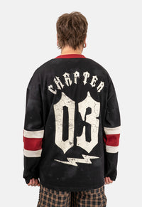 Damon Jersey Varsity Top