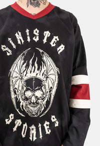 Damon Jersey Varsity Top