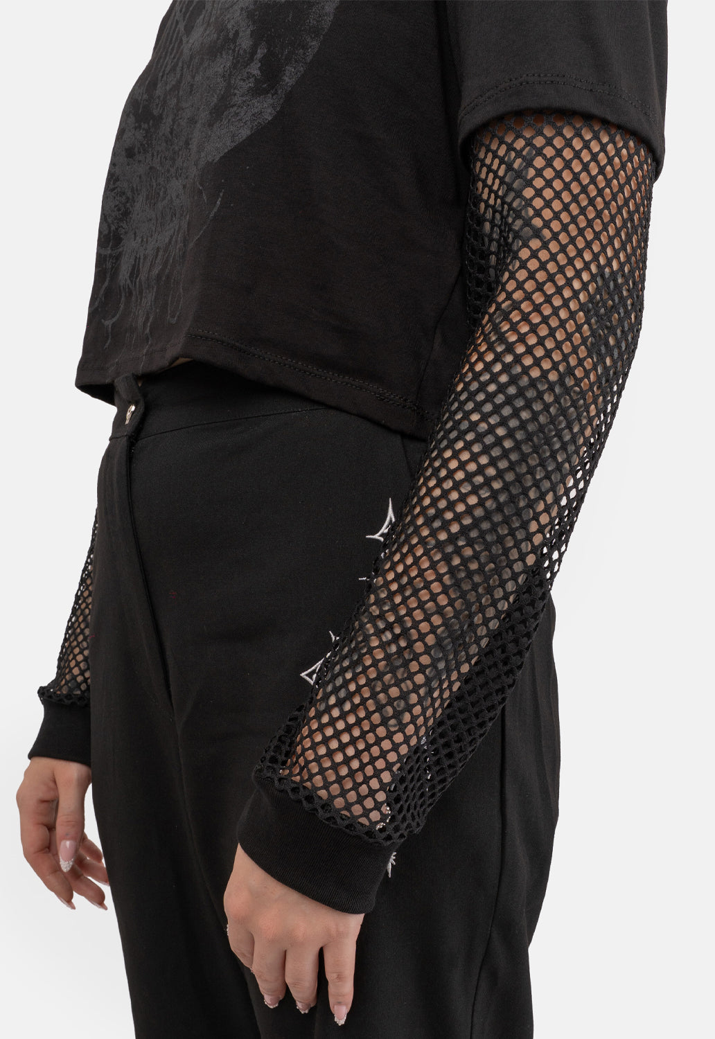Dark Moon Long Sleeved Crop Top