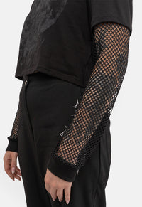 Dark Moon Long Sleeved Crop Top