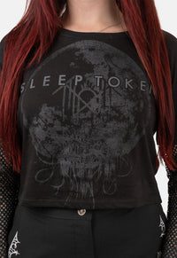 Dark Moon Long Sleeved Crop Top