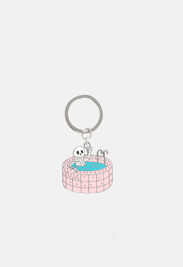 Dead Cool Skeleton Keyring