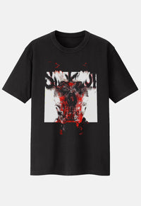 Devil Single Logo Blur (Back Print) T-Shirt