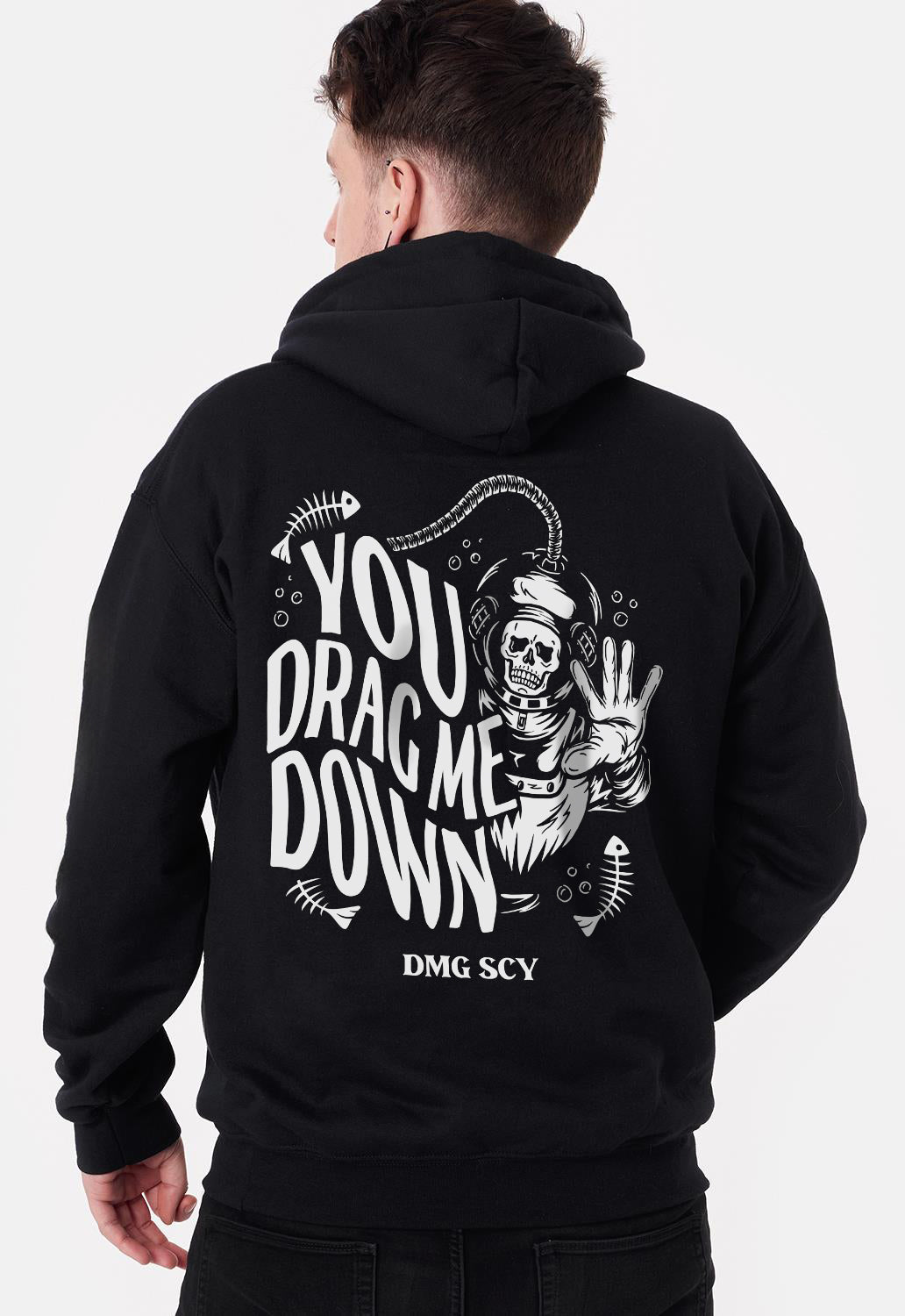 Drag Me Down Zip Hoodie