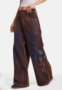 Signature Eagle Velvet Flocked Xxtra Jeans