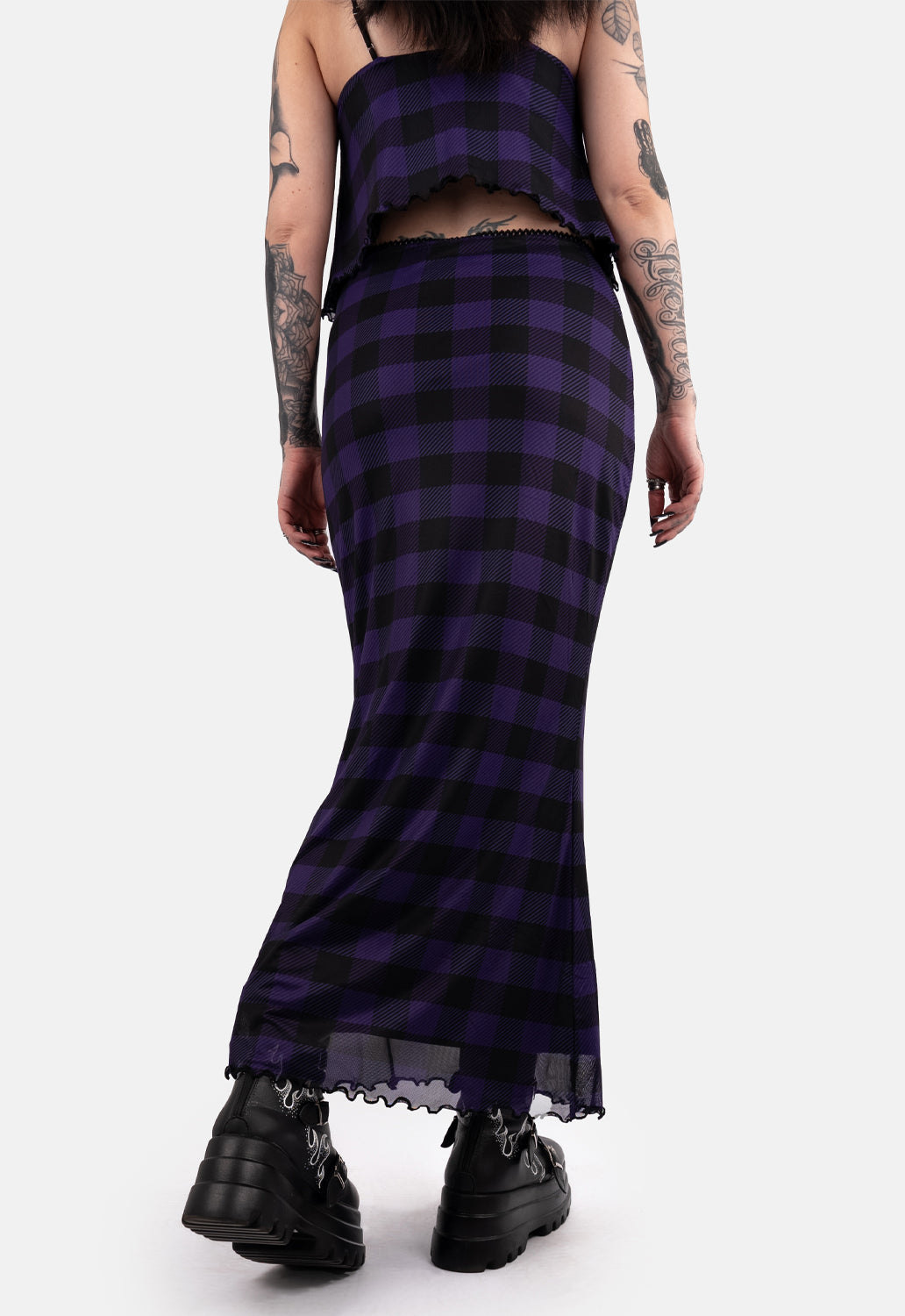 Endora Mesh Maxi Skirt