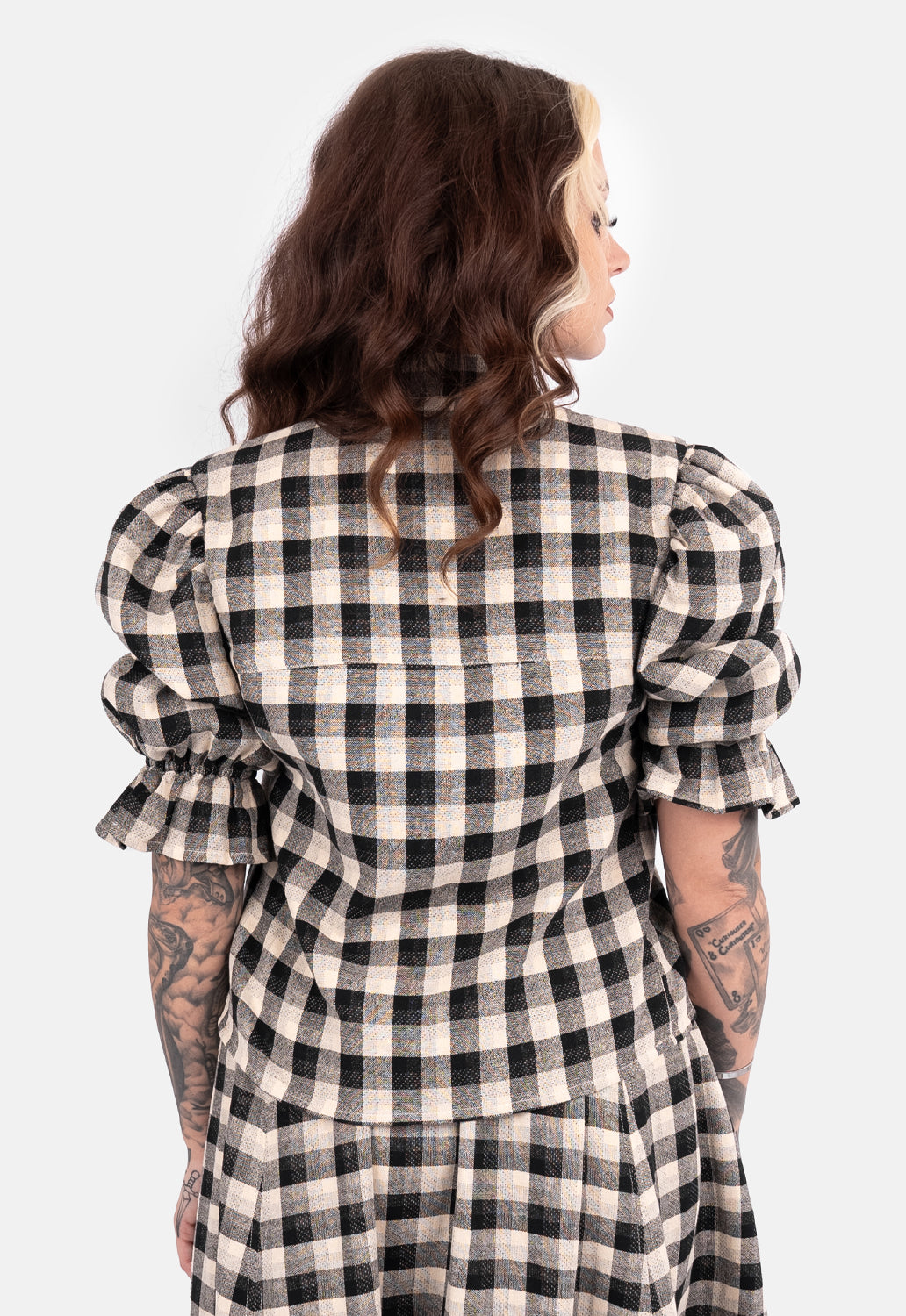 Evie Front Tie Puff Sleeve Top