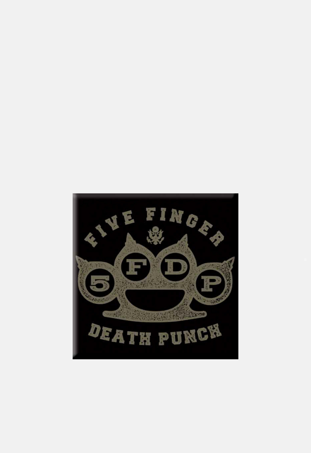 Brass Knuckle Fridge Magnet