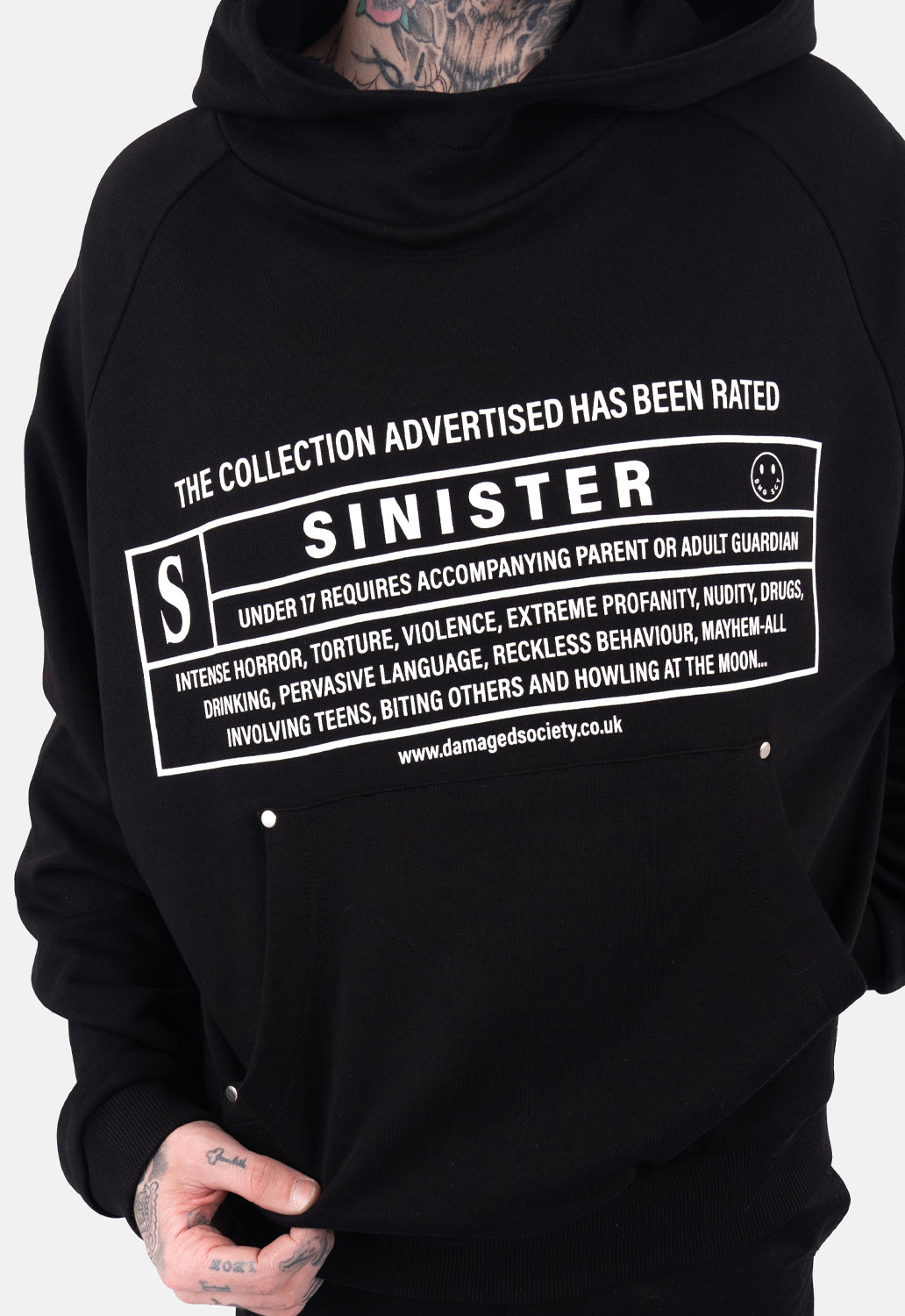 Front Print Oversized Hoodie