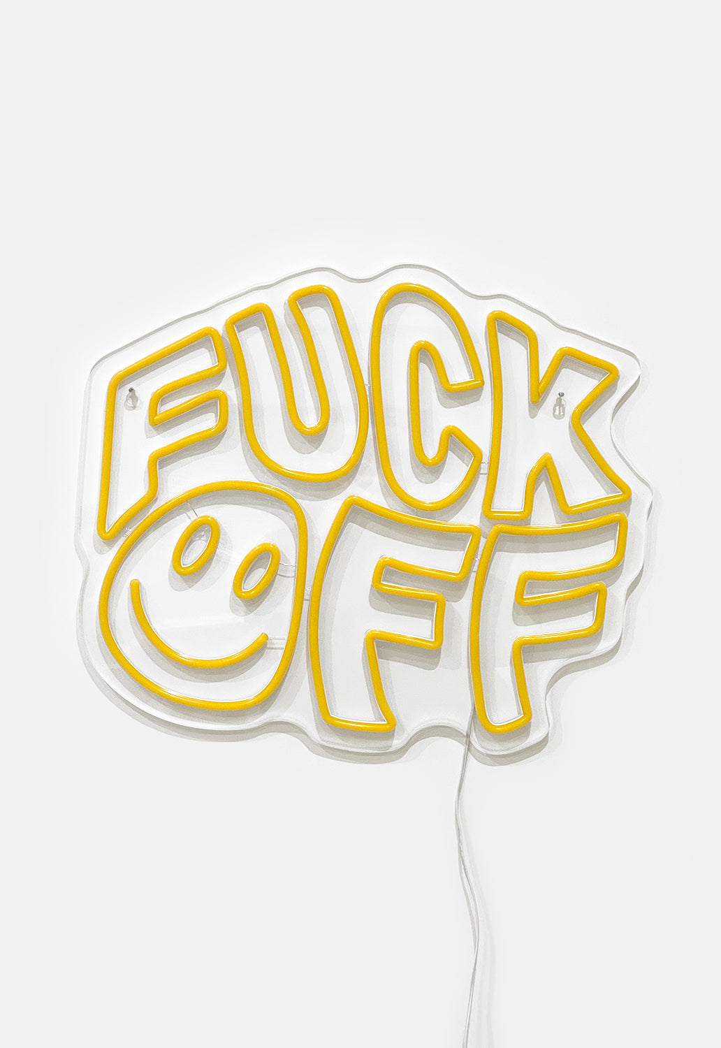 Fuck Off Neon Wall Light