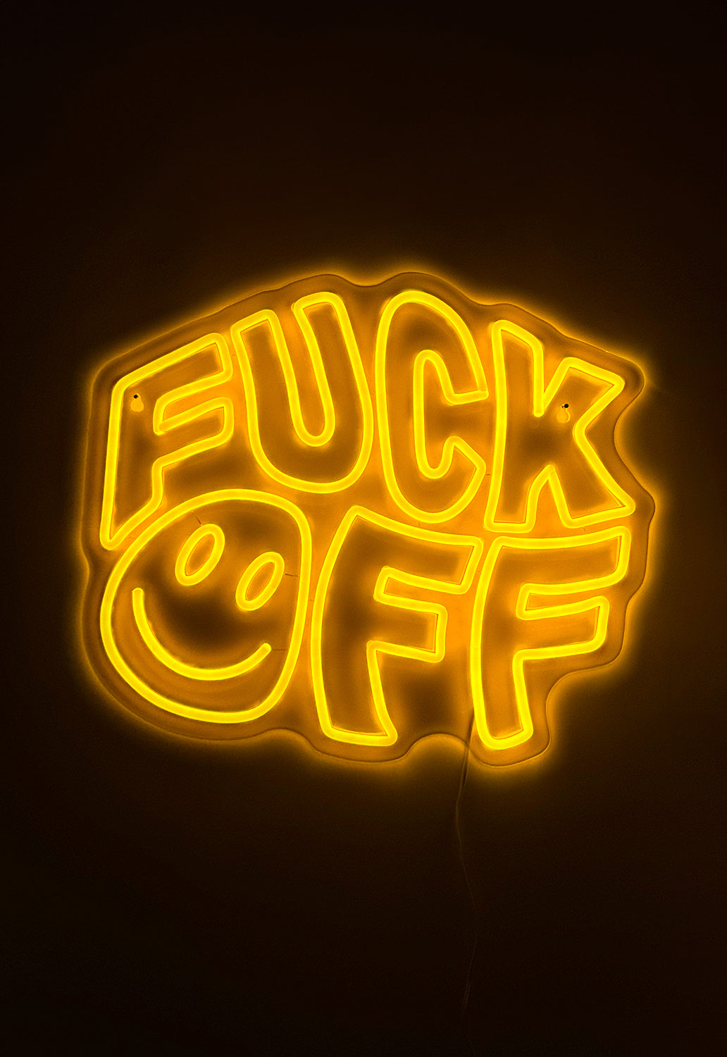 Fuck Off Neon Wall Light