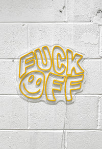 Fuck Off Neon Wall Light