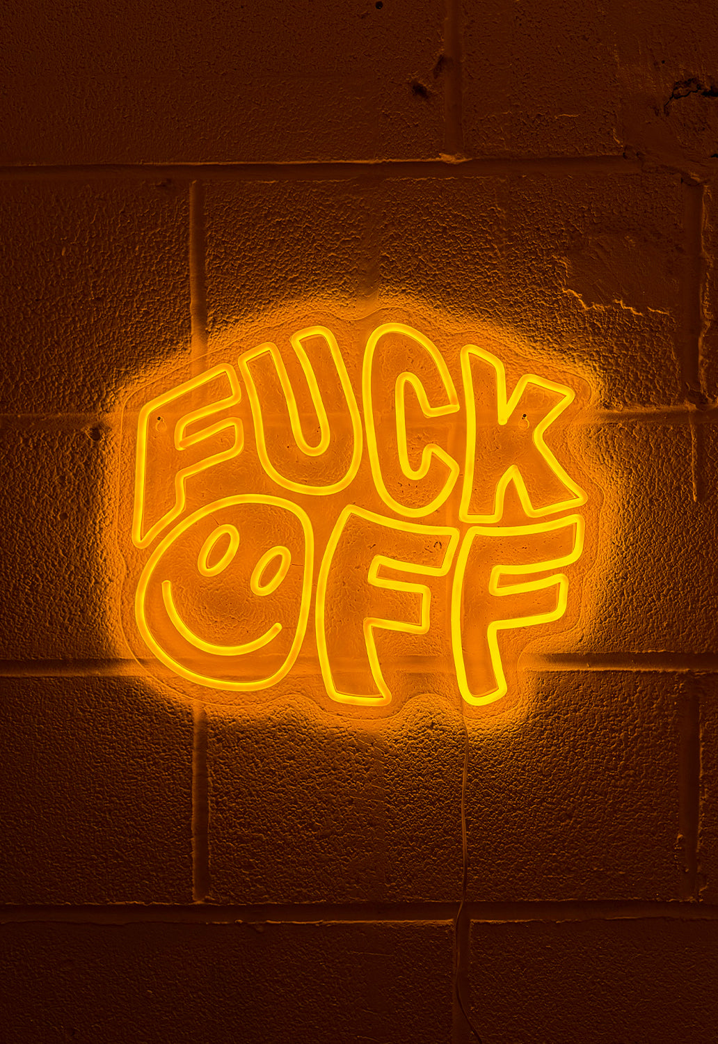 Fuck Off Neon Wall Light