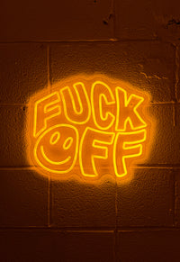 Fuck Off Neon Wall Light