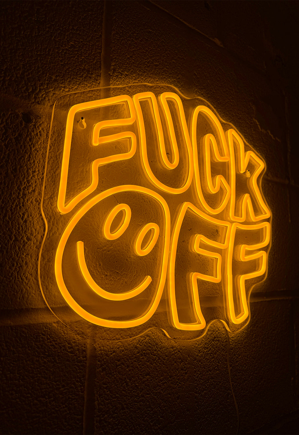 Fuck Off Neon Wall Light