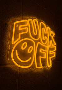 Fuck Off Neon Wall Light