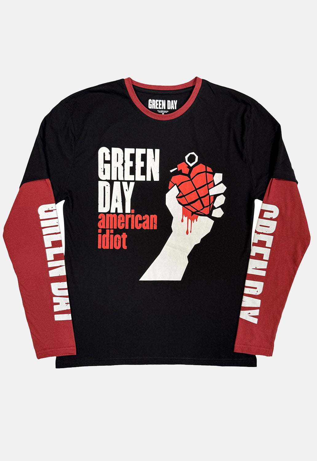 American Idiot Layered Long Sleeved Top