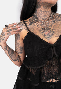 PRE-ORDER Garnet Lace Slip Top