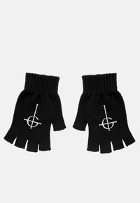 Cross Fingerless Gloves