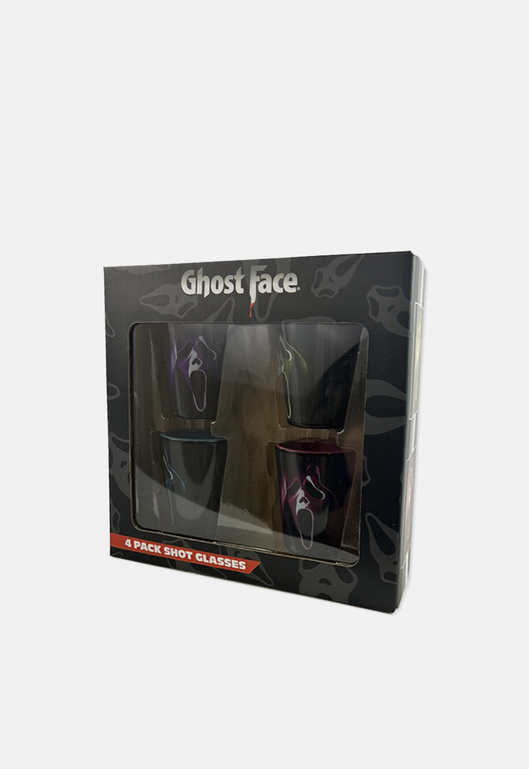 Ghost Face 4 Pack Shot Glasses