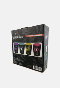Ghost Face 4 Pack Shot Glasses