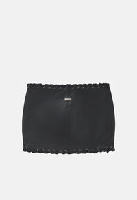 Gothic Braid Denim Mini Skirt