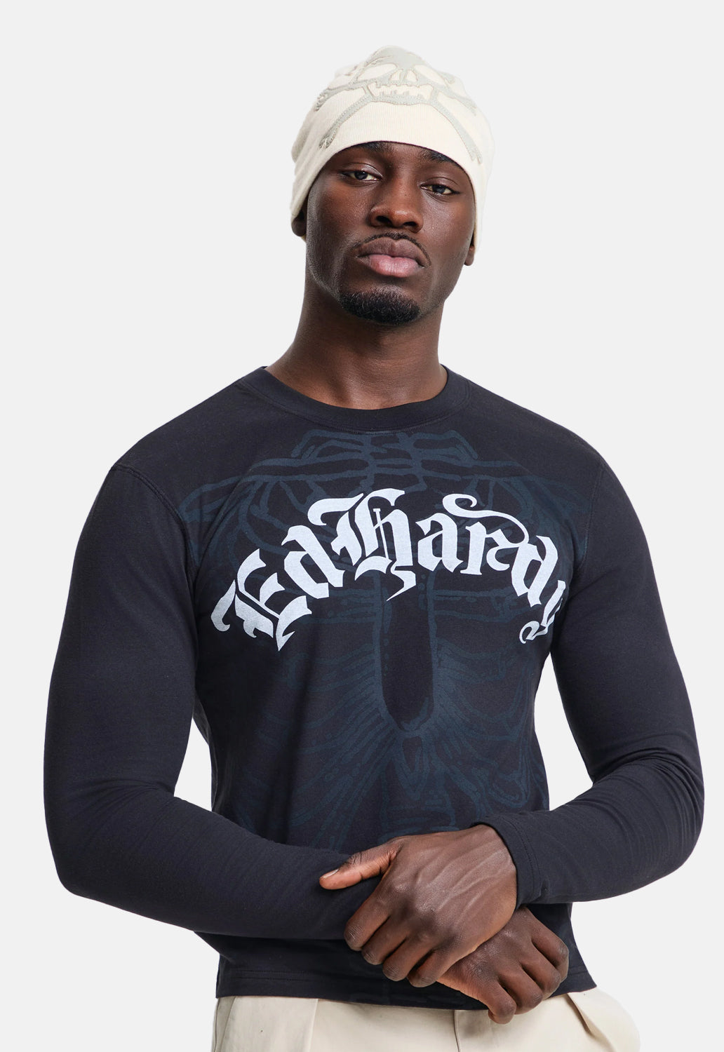 Gothic Skeleton Long Sleeved Top