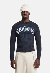 Gothic Skeleton Long Sleeved Top