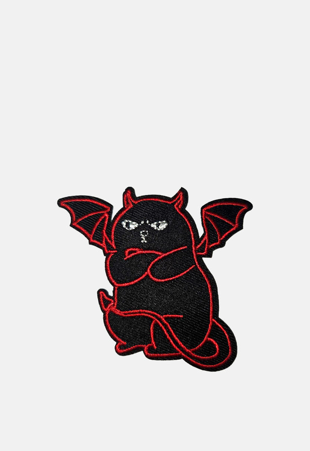 Grumpy Devil Cat Patch