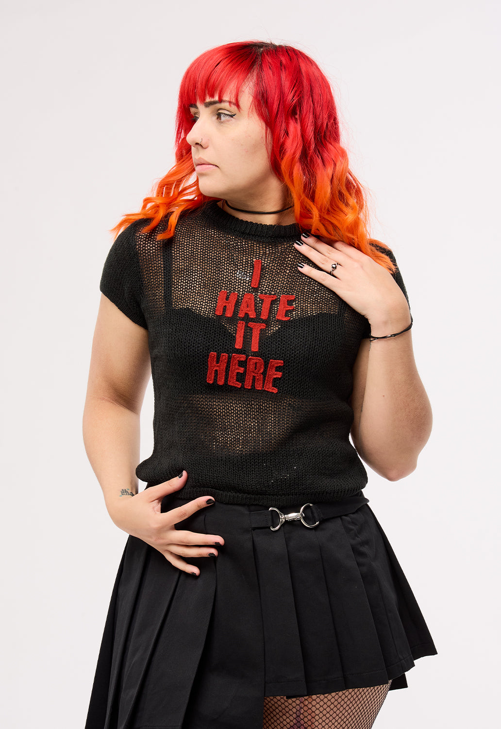 I Hate It Here Knit Tee