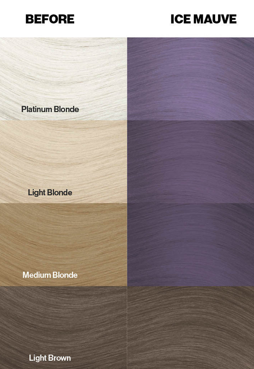Ice Mauve Hair Dye