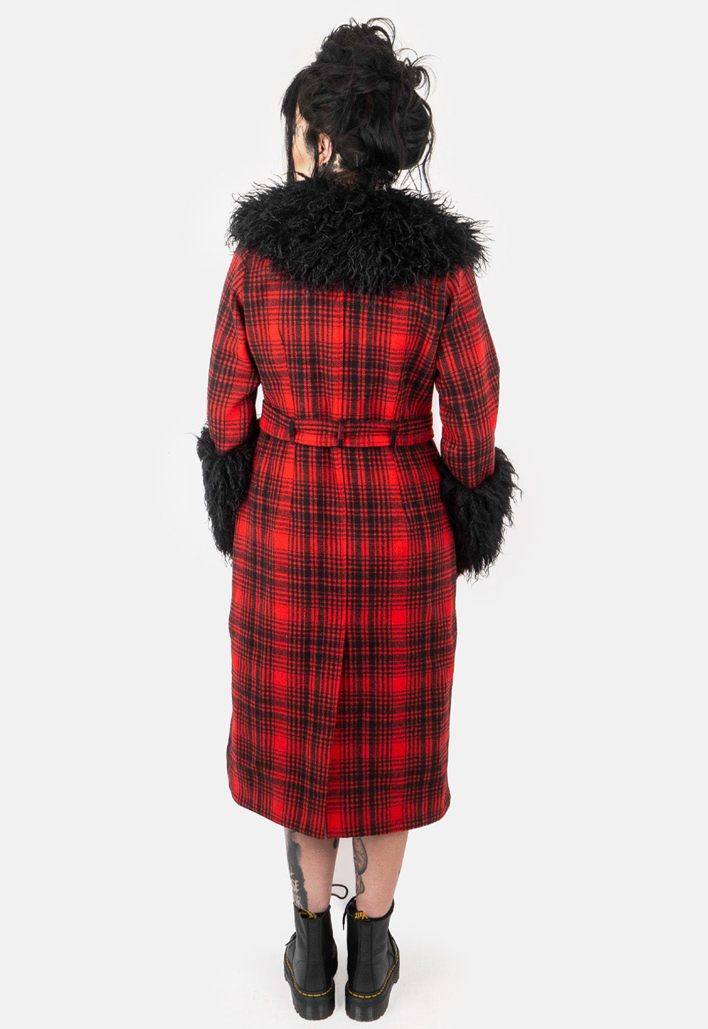 Juliette Faux Fur Trim Coat