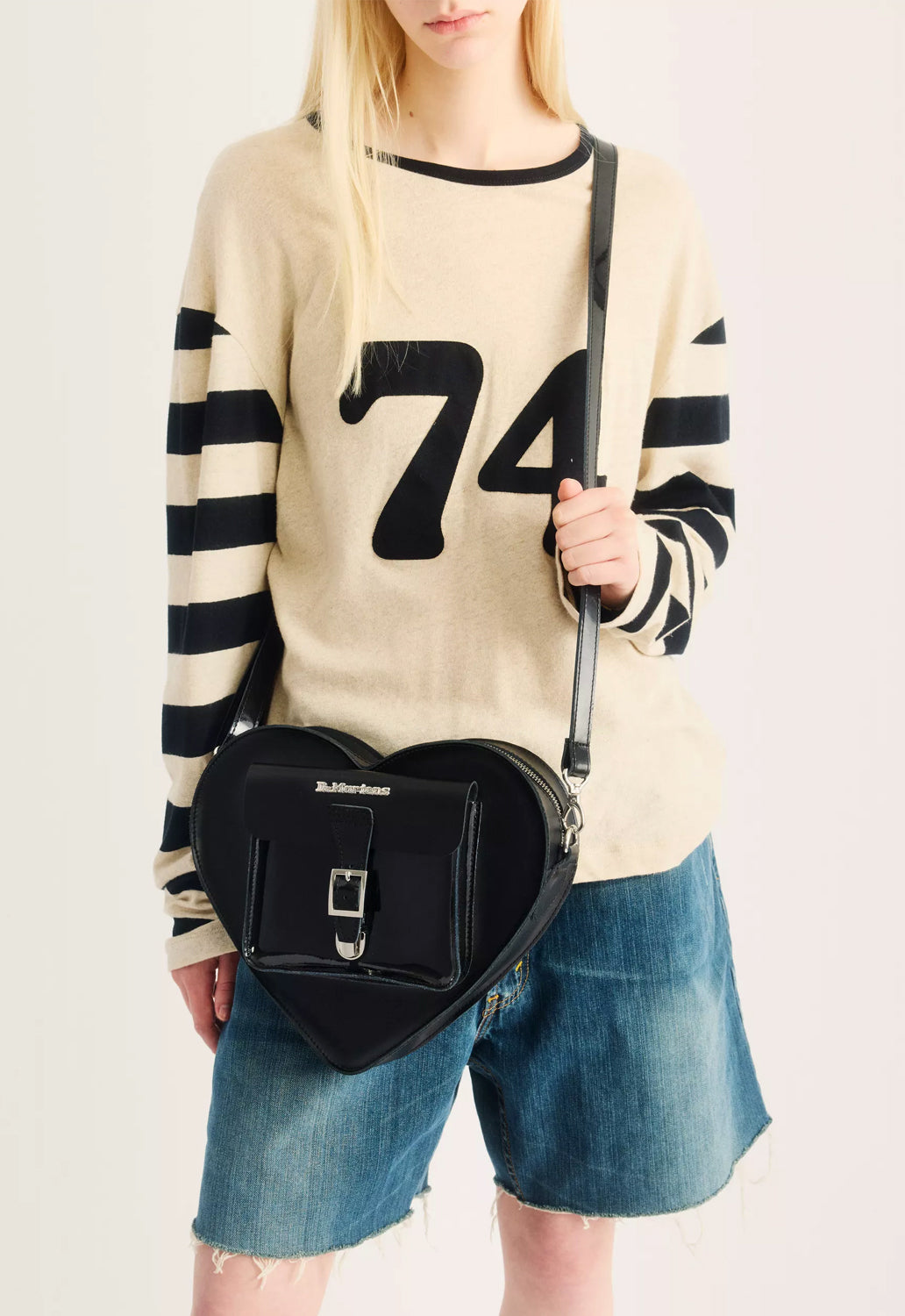 Leather Heart Shaped Bag