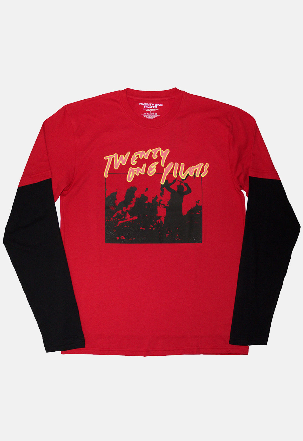 Live Scribble Layered Long Sleeved Top