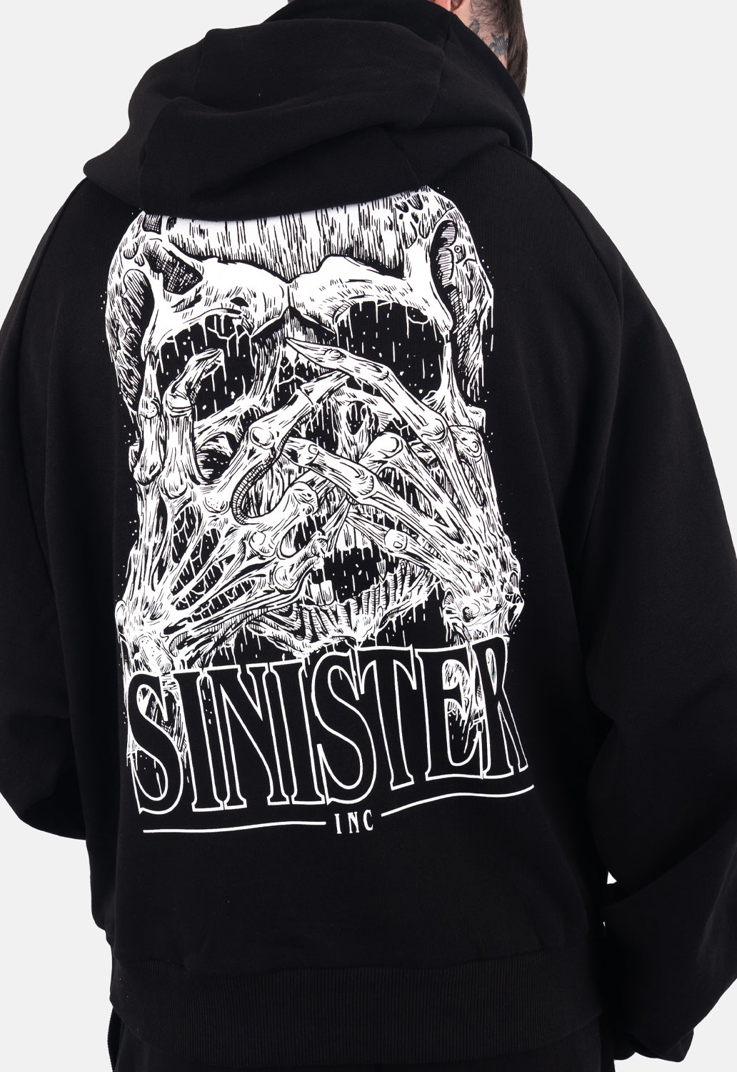 Luca Skull Oversized Hoodie