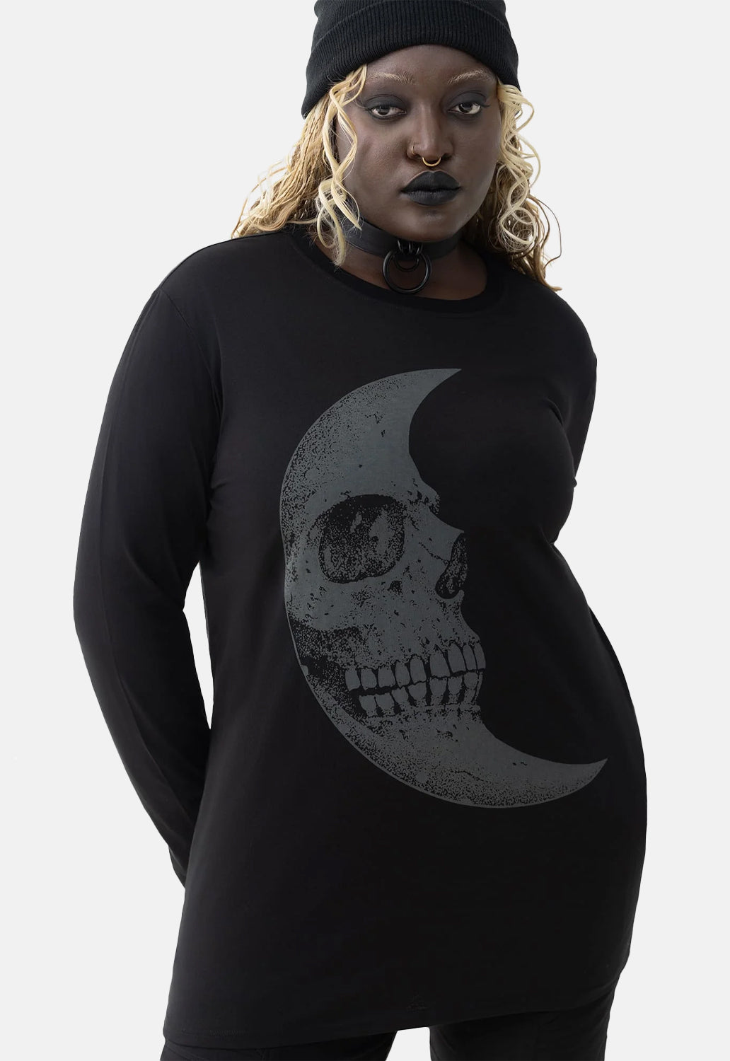 Lunar Crescent Long Sleeve Top