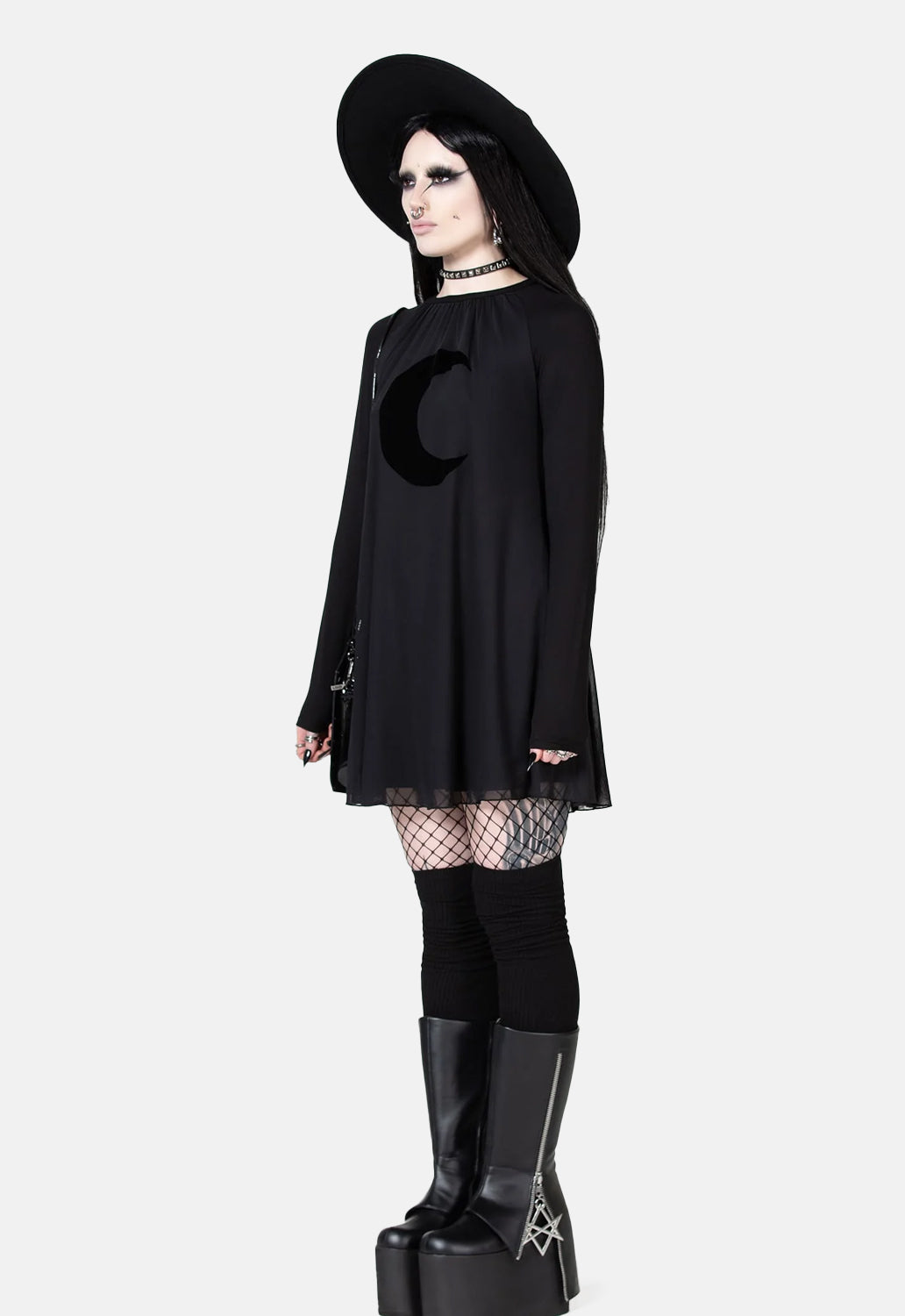 Lunar Apex Raglan Dress