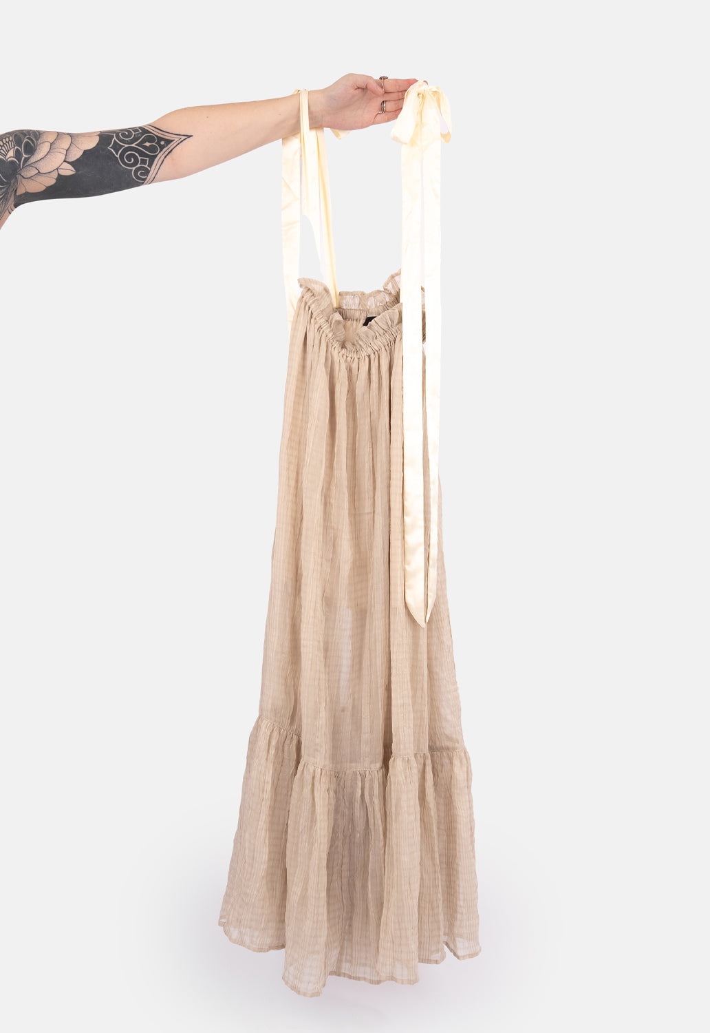 Marmarcia Tie Strap Maxi Skirt